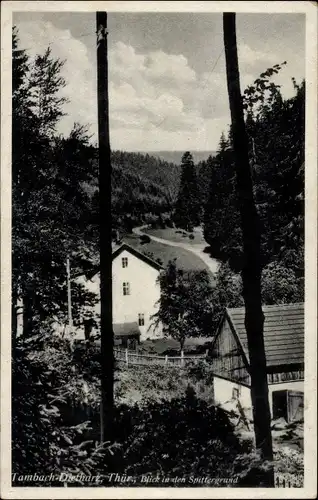 Ak Tambach Dietharz in Thüringen, Spittergrund