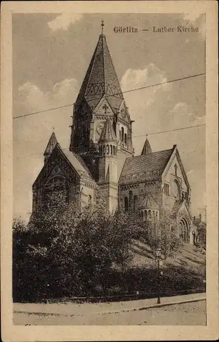 Ak Görlitz in der Lausitz, Luther-Kirche