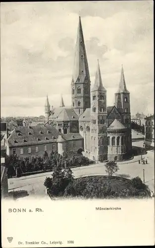 Ak Bonn am Rhein, Münsterkirche