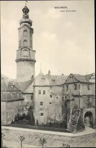 Ak Weimar in Thüringen, Schloss