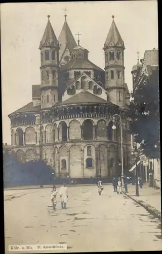 Ak Köln am Rhein, St. Apostelkirche