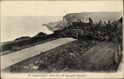 Ak Saint Margaret's at Cliffe Kent England, Rocks from Mr Speaight's Grounds