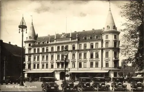 Ak Malmö Schweden, Hotel Kramer