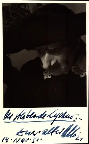 Foto Ak Schauspieler Albin Skoda, Rollenportrait, Autogramm