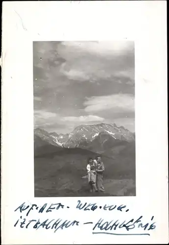 Foto Ak Schauspieler Albin Skoda, Portrait im Gebirge, 1944