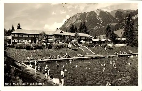 Ak Oberstdorf im Oberallgäu, Moorwasser-Badeanstalt