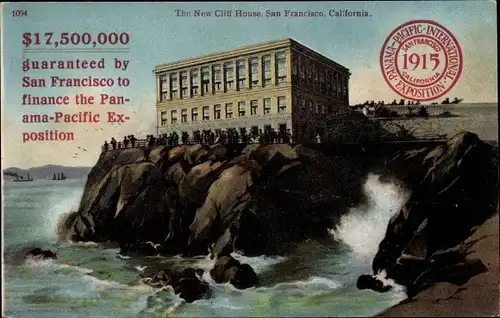 Ak San Francisco Kalifornien USA, New Cliff House