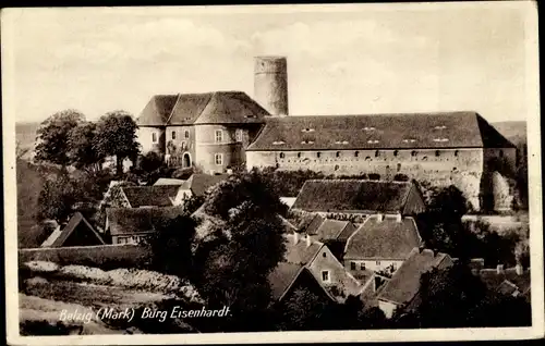 Ak Bad Belzig in der Mark, Burg Eisenhardt