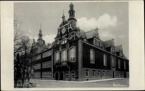 Ak Arnstadt in Thüringen, Rathaus