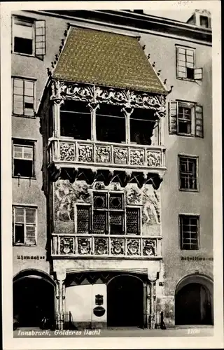 Ak Innsbruck in Tirol, Goldenes Dachl