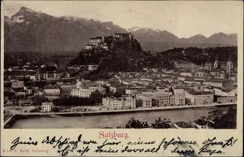 Ak Salzburg in Österreich, Panorama