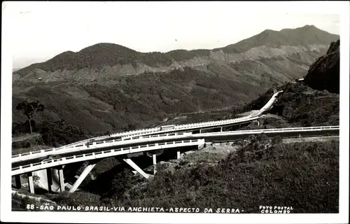 Ak São Paulo Brasilien, Autobahn