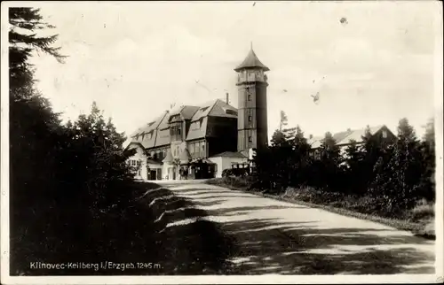 Ak Klínovec Keilberg Erzgebirge Region Karlsbad, Keilberghotel