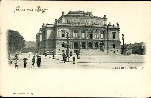 Ak Praha Prag Tschechien, Rudolfinum