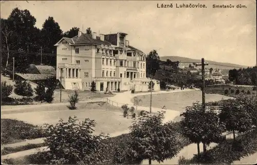 Ak Lazne Luhačovice Bad Luhatschowitz Region Zlin, Smetanas Haus