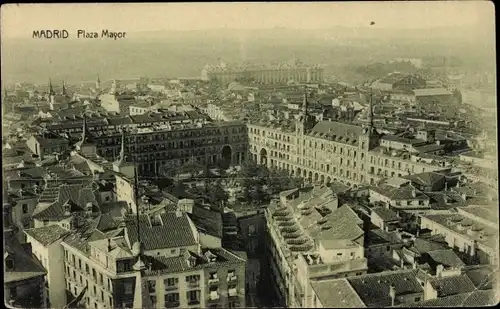 AK Madrid, Spanien, Plaza Mayor