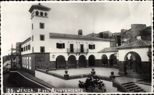 Ak Jérica Valencia, Rathausplatz