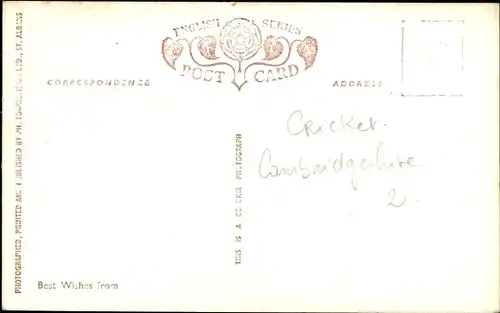 Ak Ely East of England, Kathedrale von Kings School Playing Fields, Cricket