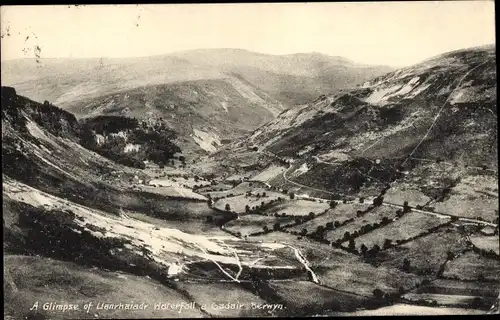 Ak Llanrhaeadr Wales, Wasserfall a Gadair