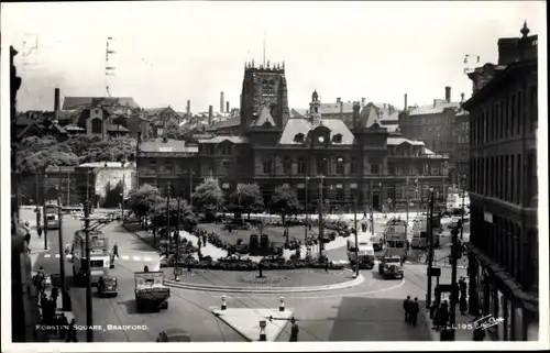 Ak Bradford West Yorkshire England, Forster Square