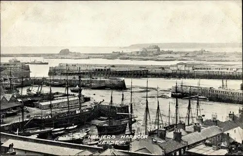 Ak Saint Helier Jersey Kanalinseln, Hafen