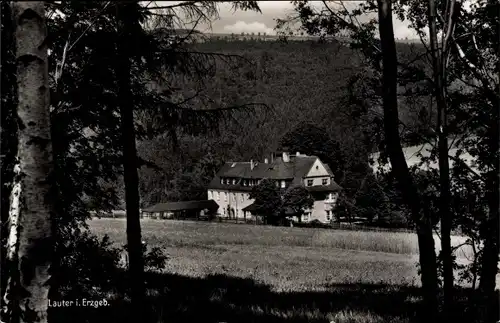 Ak Lauter Bernsbach im Erzgebirge Sachsen, Krieger-Erholungsheim der Wohlfahrtsgemeinschaft