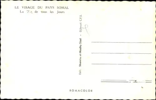 Ak Somalia, Le Visage du Pays Somal, Leben der Bauern in Somalia, Esel