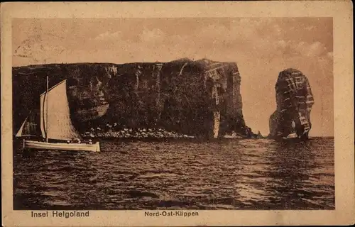 Ak Nordseeinsel Helgoland, Nord-Ost-Klippen