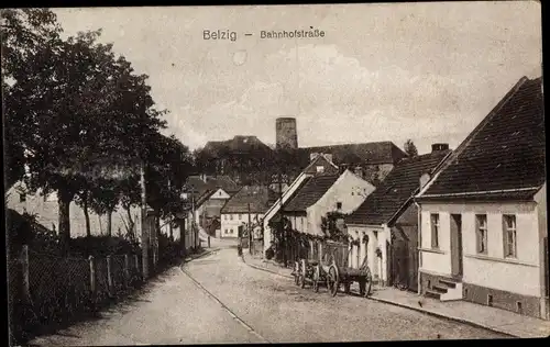 Ak Bad Belzig in der Mark, Bahnhofstraße