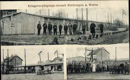 Ak Gerstungen in Thüringen, Kriegsverpflegungs-Anstalt