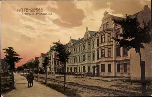 Ak Wittenberge an der Elbe Prignitz, Hohenzollernstraße