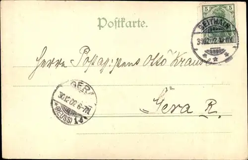 Ak Geithain Sachsen, Königliches Amtsgericht am Markt