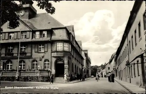 Ak Oberwiesenthal Erzgebirge, Karlsbader Straße