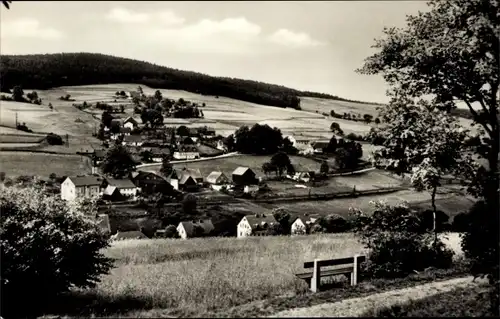 Ak Rechenberg Bienenmühle Erzgebirge, Ortsansicht