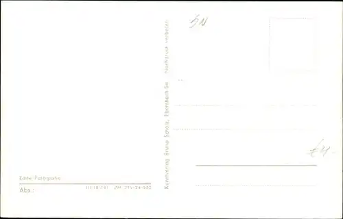 Ak Schirgiswalde in der Lausitz, Teilansicht, Kirchturm