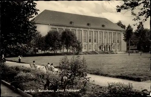 Ak Aue im Erzgebirge Sachsen, Kulturhaus Ernst Thälmann