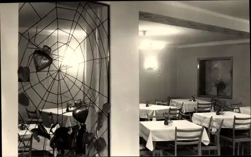 Ak Krippen Bad Schandau in Sachsen, Blick in die Forstmühle, Spinnennetz