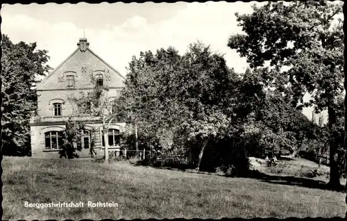 Ak Rothstein Rotstein Reichenbach in der Oberlausitz, Berggastwirtschaft