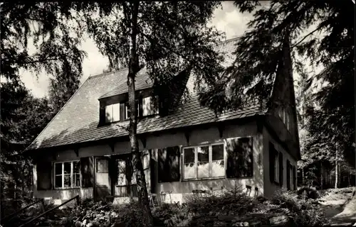 Ak Bad Elster im Vogtland, Waldcafe Bärenloh