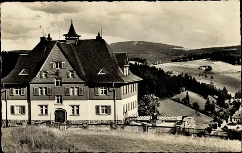 Ak Johanngeorgenstadt im Erzgebirge, Jugendherberge Ernst Schneller