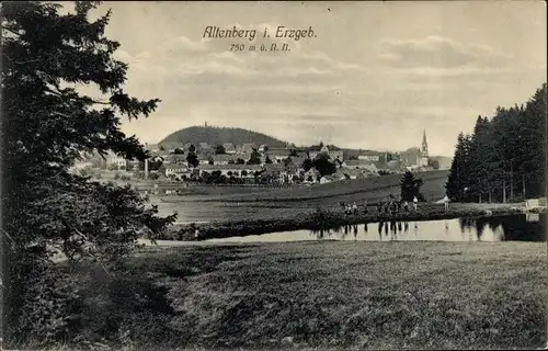 Ak Altenberg im Erzgebirge, Ortsansicht