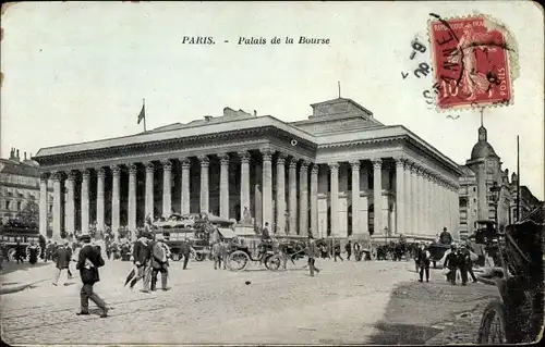 Ak Paris II., Palais de la Bourse