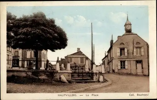 Ak Hautvillers-Marne, La Place