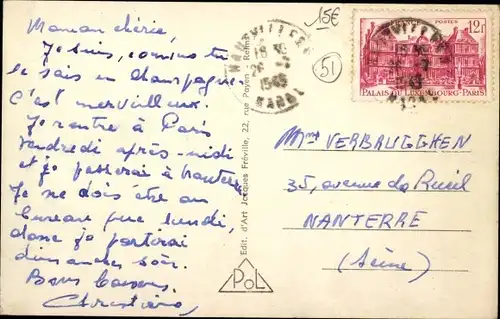 Ak Hautvillers-Marne, La Place