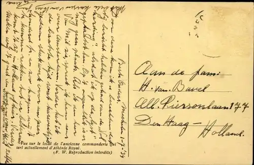 Ak Mechelen Mechelen Flandern Antwerpen, Botanischer Garten