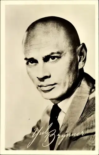 Ak Schauspieler Yul Brynner, Portrait