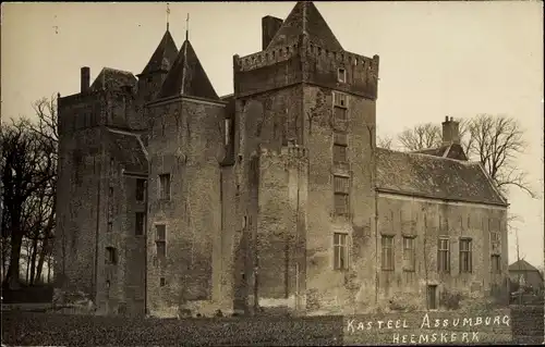 Foto Ak Heemskerk Nordholland, Schloss Assumburg