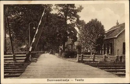 Ak Twello Voorst Gelderland, Domineestraatje