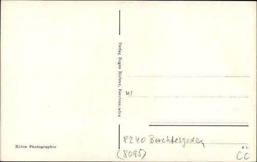 Ak Marktschellenberg Markt Schellenberg in Oberbayern, Erholungsheim