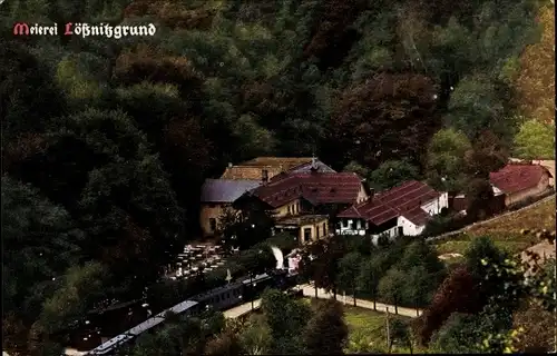 Ak Kötzschenbroda Radebeul in Sachsen, Meierei im Lößnitzgrund